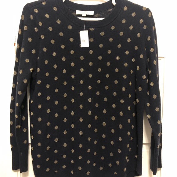 NWT navy blue with gold glitter dots size XL - Picture 1 of 4